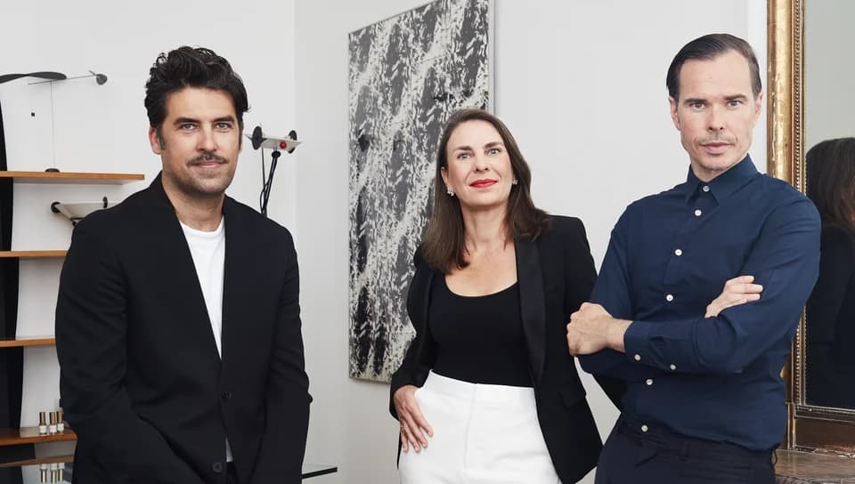 The three founders of Ex Nihilo: Benoît Verdier, Sylvie Loday, and Olivier Royère